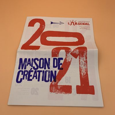 journal deux pli croisés